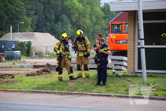 Spoedinzet door sterke gaslucht