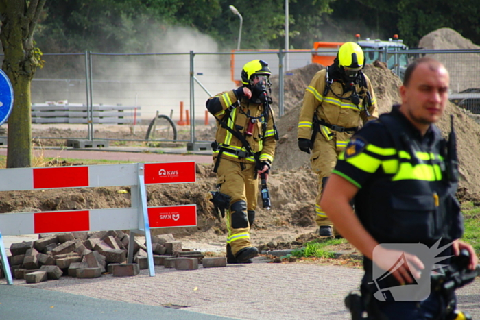 Spoedinzet door sterke gaslucht