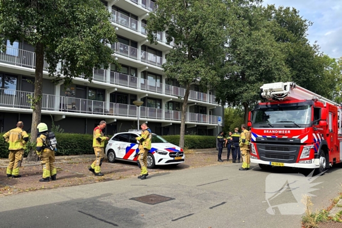 Brand op balkon snel onder controle