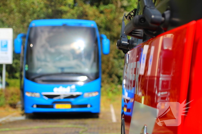 Brand in touringcar leidt tot snelle inzet