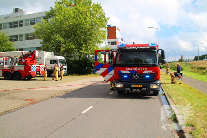 Brand in touringcar leidt tot snelle inzet
