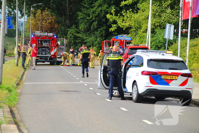 Brand in touringcar leidt tot snelle inzet