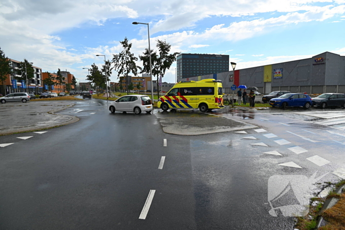 Aanrijding tussen fietser en auto