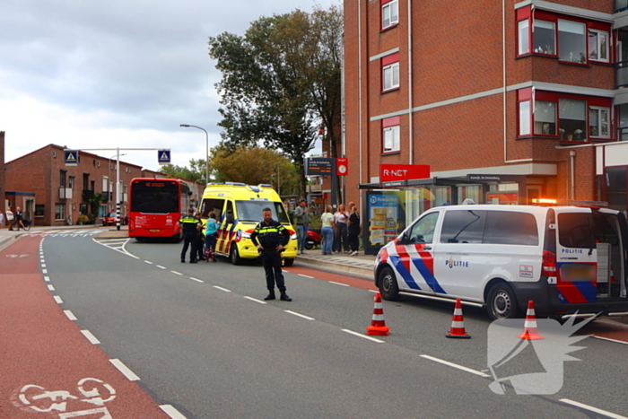Scooterrijder en automobilist betrokken bij ongeval