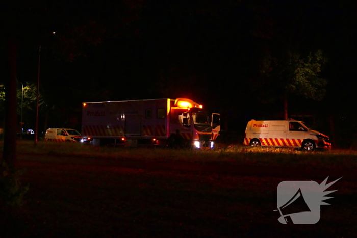 Treinverkeer gestremd door aanrijding