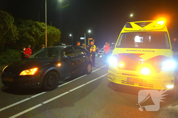 Fatbiker gewond bij botsing met auto