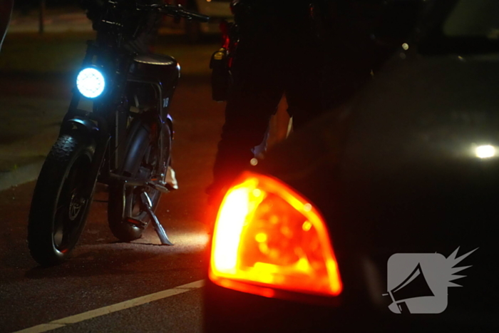 Fatbiker gewond bij botsing met auto