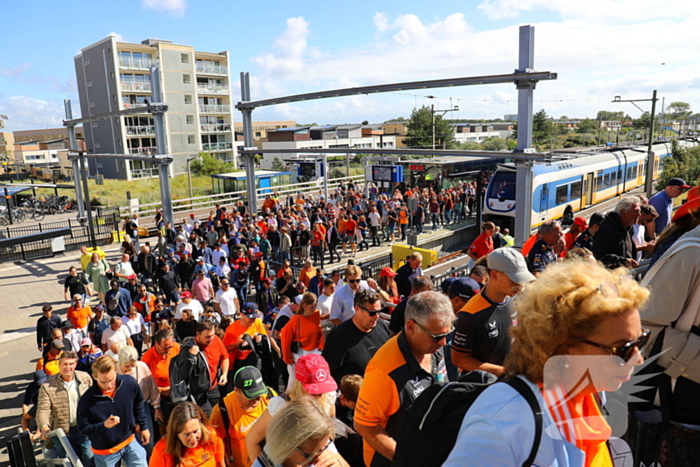 Drukte voor Formule 1 race op circuit Zandvoort