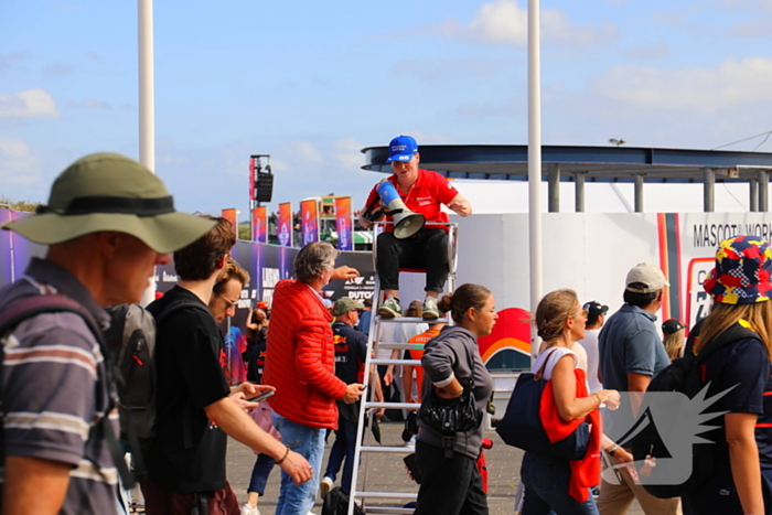 Drukte voor Formule 1 race op circuit Zandvoort