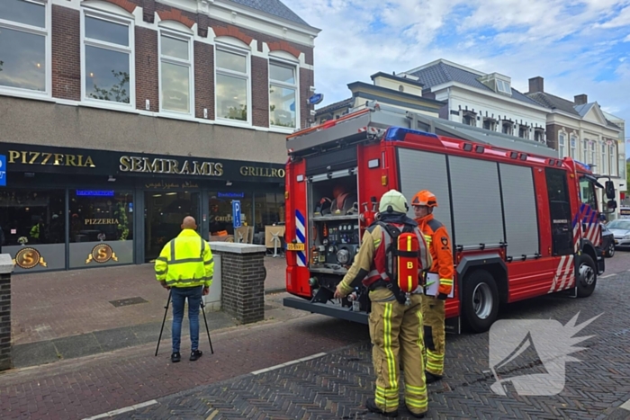 Buitenbrand bij pizzeria onder controle