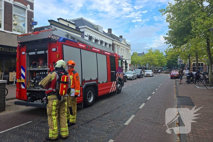 Buitenbrand bij pizzeria onder controle