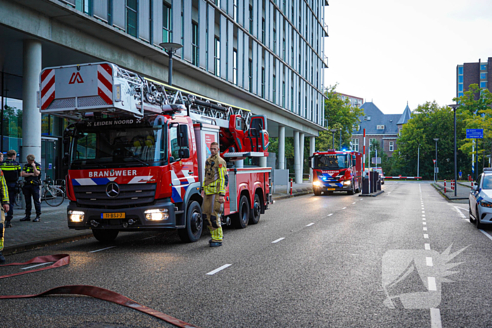 Brandmelding in onderzoeksgebouw van LUMC