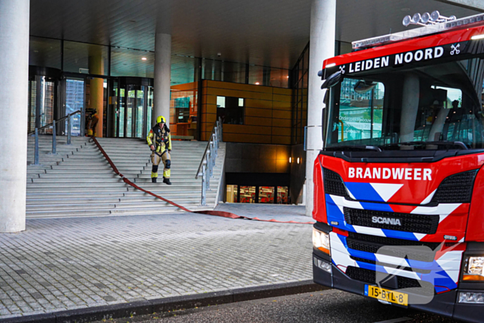 Brandmelding in onderzoeksgebouw van LUMC