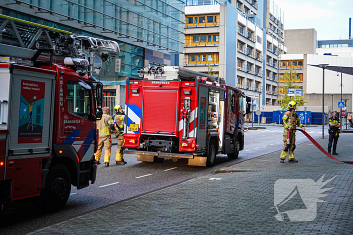 Brandmelding in onderzoeksgebouw van LUMC