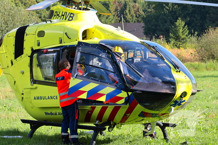 traumahelikopter ingezet bij medisch incident
