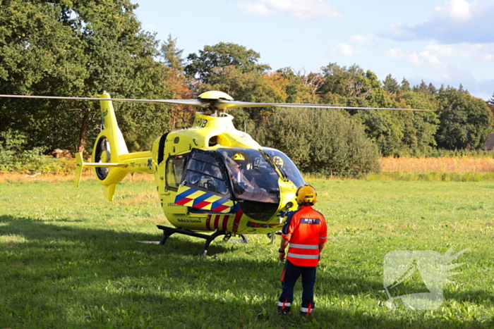 traumahelikopter ingezet bij medisch incident