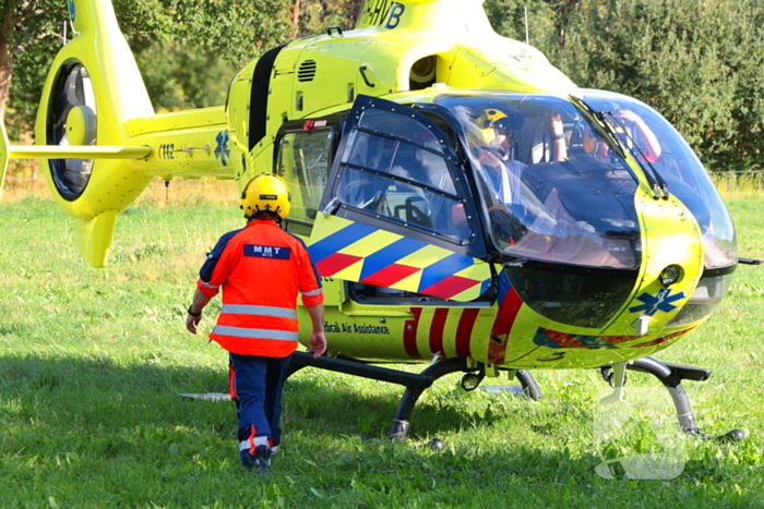 traumahelikopter ingezet bij medisch incident
