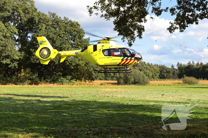 traumahelikopter ingezet bij medisch incident