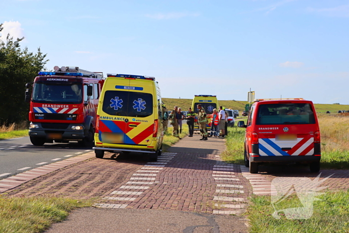 Gewonde bij kettingbotsing