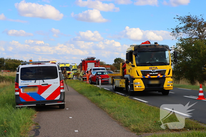Gewonde bij kettingbotsing