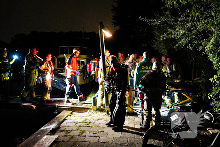 Reddingsactie na ongeluk op boot