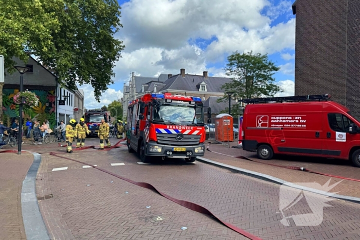 Kerkbrand snel opgeschaald