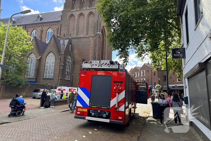 Kerkbrand snel opgeschaald