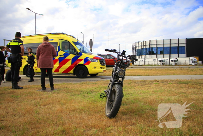 Fatbiker en fietser botsen op elkaar