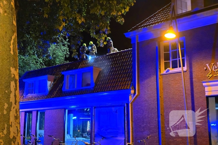 Woningen ontruimd bij uitslaande brand