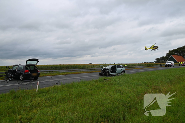 Ernstig ongeval leidt tot wegafsluiting