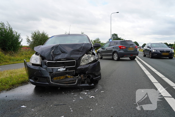 Meerdere voertuigen betrokken bij ongeval