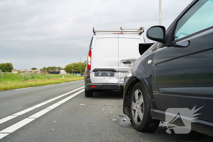 Meerdere voertuigen betrokken bij ongeval
