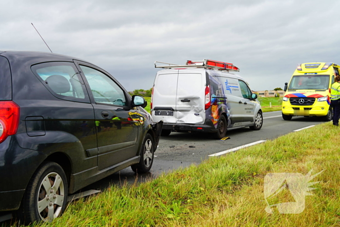 Meerdere voertuigen betrokken bij ongeval