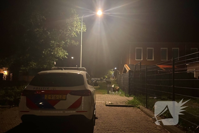 Brandweer ingezet voor brand in bijgebouw