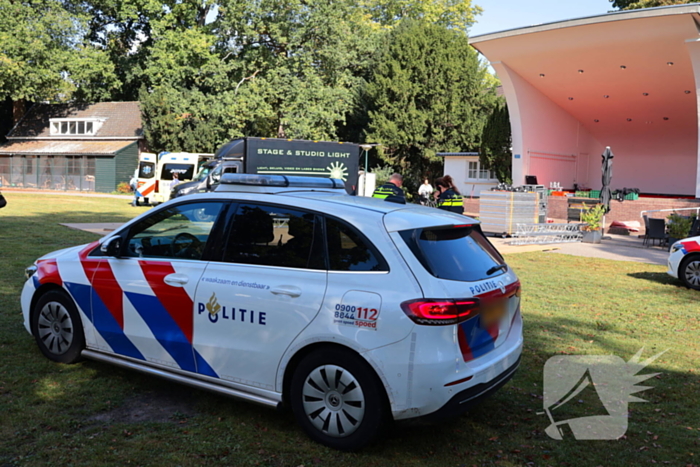 Gewonde bij incident tijdens festivalopbouw