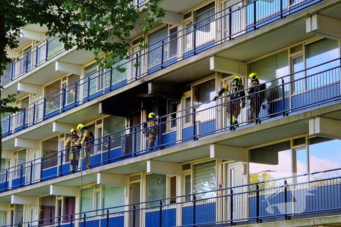 Gewonde bij uitslaande woningbrand