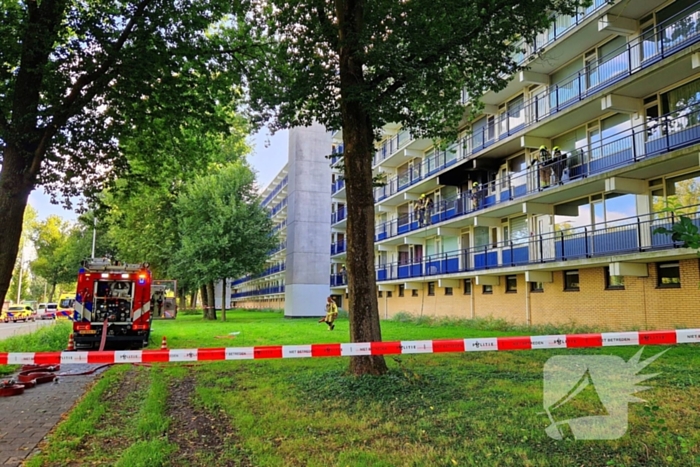 Gewonde bij uitslaande woningbrand