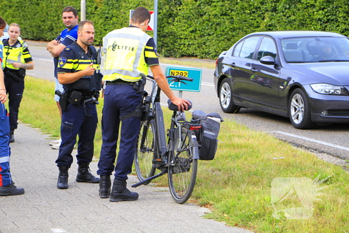 Fietser gewond bij aanrijding met auto