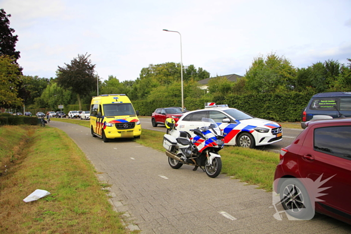 Fietser gewond bij aanrijding met auto