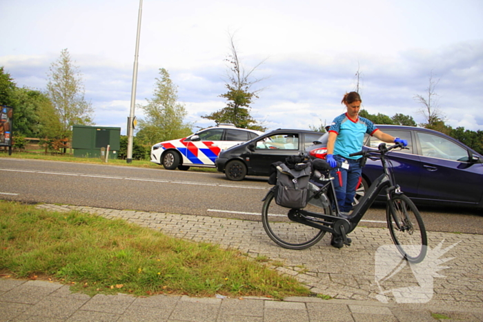 Fietser gewond bij aanrijding met auto