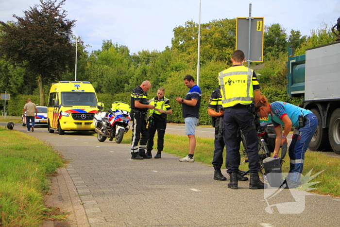 Fietser gewond bij aanrijding met auto