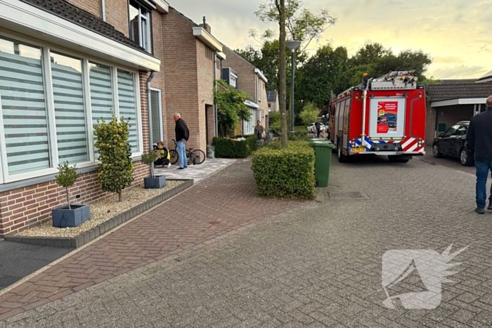 Woningbrand door doekje op gasfornuis