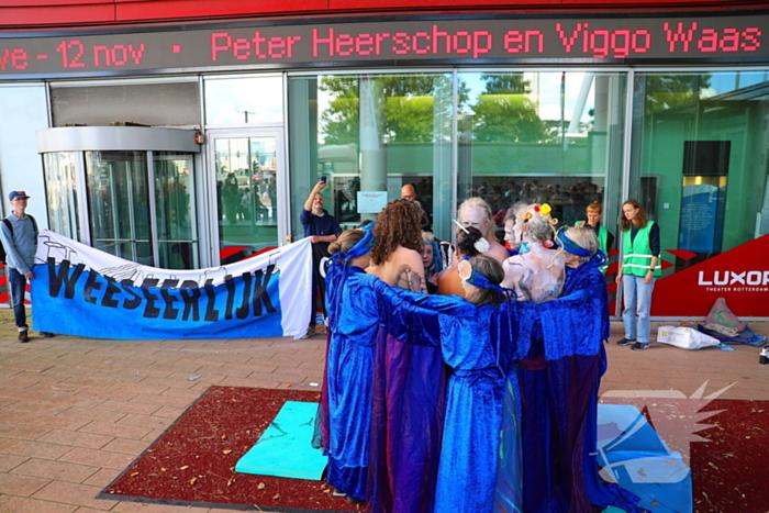 Demonstratie tijdens Wereldhavendagen