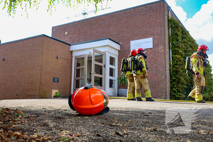 Brand in aula begraafplaats geblust