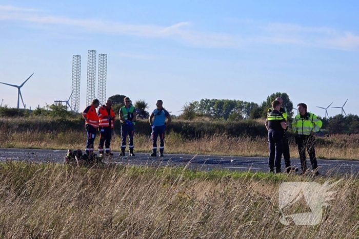 Zwaargewonden bij snelwegongeval