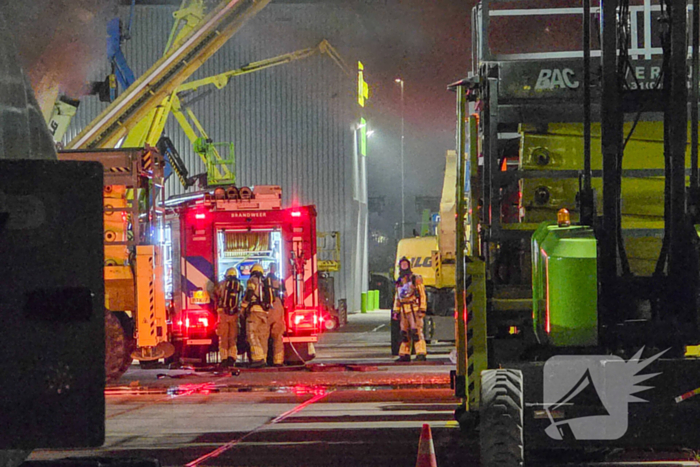 Buitenbrand bij hoogwerker verhuur