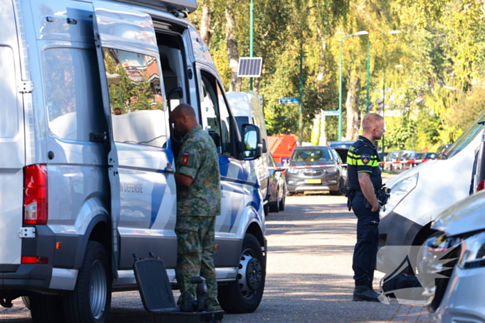 Explosief op straat gedetecteerd