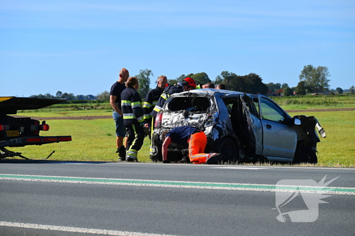 Hulpdiensten snel ter plekke na ongeval