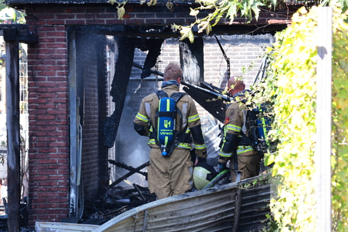 Brand in garage onder controle