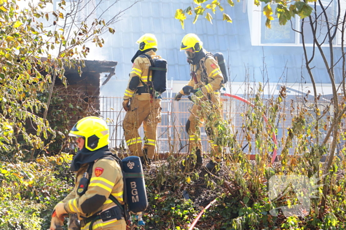 Brand in garage onder controle